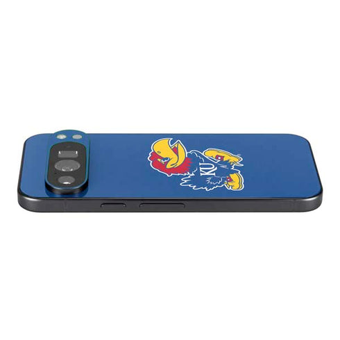 University of Kansas Jayhawks Mascot Outline Pixel 9 Pro XL Skin